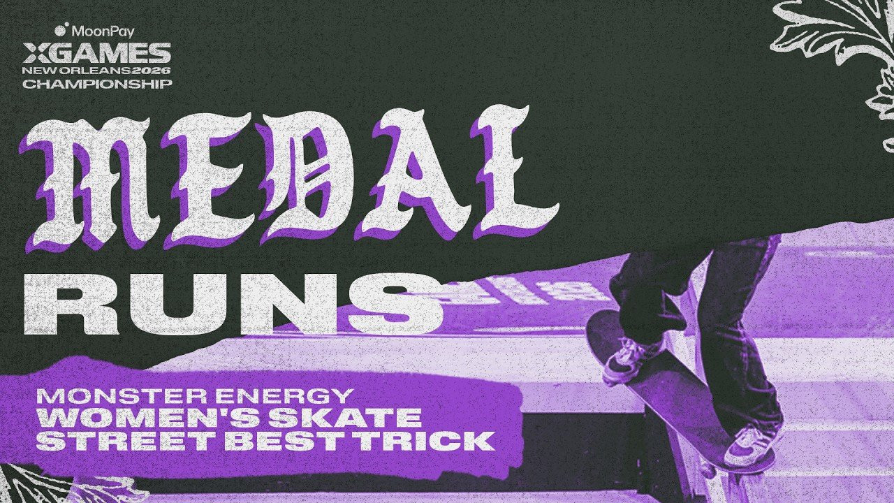 Watch the Top 3 Medal Runs from Monster Women's Skateboard Street Best Trick competition at the 2026 MoonPay X Games League Championship in NOLA!<br /><br />Monster Women's Skateboard Street Best Trick Medalists:<br />🥇 Momiji Nishiya<br />🥈 Yumeka Oda<br />🥉 Coco Yoshizawa<br />____<br /><br />X Games — your destination for all things action sports, music, lifestyle and everything in between. <br /><br />Visit our official homepage at http://xgames.com for more coverage and highlights.<br /><br />SUBSCRIBE: https://www.youtube.com/XGames<br /><br />Check us on Social @XGames:<br /><br />✖️ Instagram ► https://instagram.com/xgames<br />✖️ TikTok ► https://www.tiktok.com/@XGames<br />✖️ X/Twitter ► https://x.com/xgames<br />✖️ Facebook ► https://facebook.com/XGames<br />✖️ Twitch ► https://www.twitch.tv/xgames<br />✖️ Snapchat ► @xgames<br /><br />Thanks for watching #XGames!