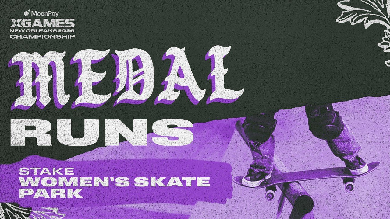 Watch the Top 3 Medal Runs from Stake Women's Skateboard Park: TOP 3 MEDAL RUNS competition at the 2026 MoonPay X Games League Championship in NOLA!<br /><br />Stake Women's Skateboard Park: TOP 3 MEDAL RUNS Medalists:<br />🥇 Sky Brown<br />🥈 Mizuho Hasegawa<br />🥉 Heili Sirvio<br />____<br /><br />X Games — your destination for all things action sports, music, lifestyle and everything in between. <br /><br />Visit our official homepage at http://xgames.com for more coverage and highlights.<br /><br />SUBSCRIBE: https://www.youtube.com/XGames<br /><br />Check us on Social @XGames:<br /><br />✖️ Instagram ► https://instagram.com/xgames<br />✖️ TikTok ► https://www.tiktok.com/@XGames<br />✖️ X/Twitter ► https://x.com/xgames<br />✖️ Facebook ► https://facebook.com/XGames<br />✖️ Twitch ► https://www.twitch.tv/xgames<br />✖️ Snapchat ► @xgames<br /><br />Thanks for watching #XGames!