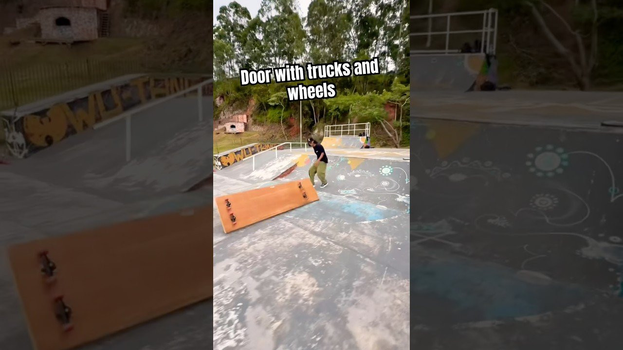 OLLIE THE GAP ON A DOOR?! 😮🤣<br /><br />Follow em! 👉 https://www.instagram.com/higorcruzb?igsh=NTc4MTIwNjQ2YQ==