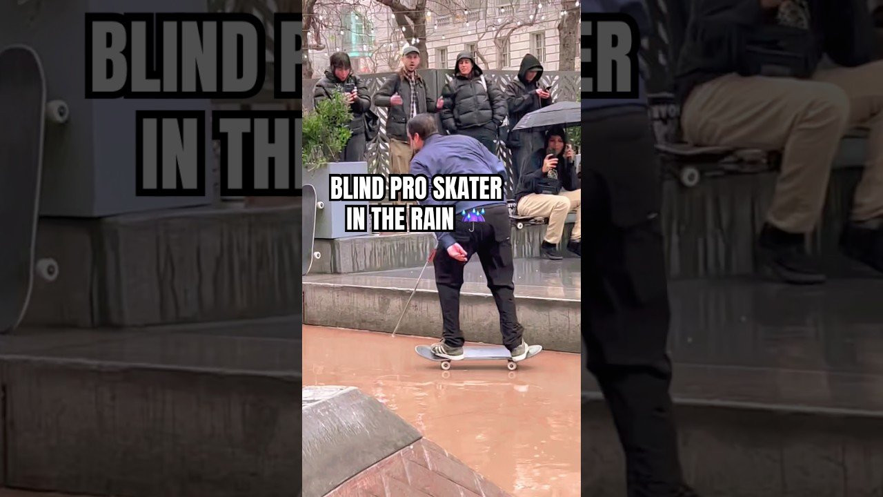 Amazing tricks in the rain for any skater 😮<br /><br />Follow em! 👉 https://www.instagram.com/danthemancina?igsh=NTc4MTIwNjQ2YQ==