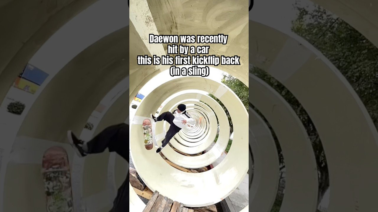 IN A SLING! AFTER BEING HIT BY A CAR! <br /><br />Follow em! 👉 https://www.instagram.com/daewon1song?igsh=NTc4MTIwNjQ2YQ==