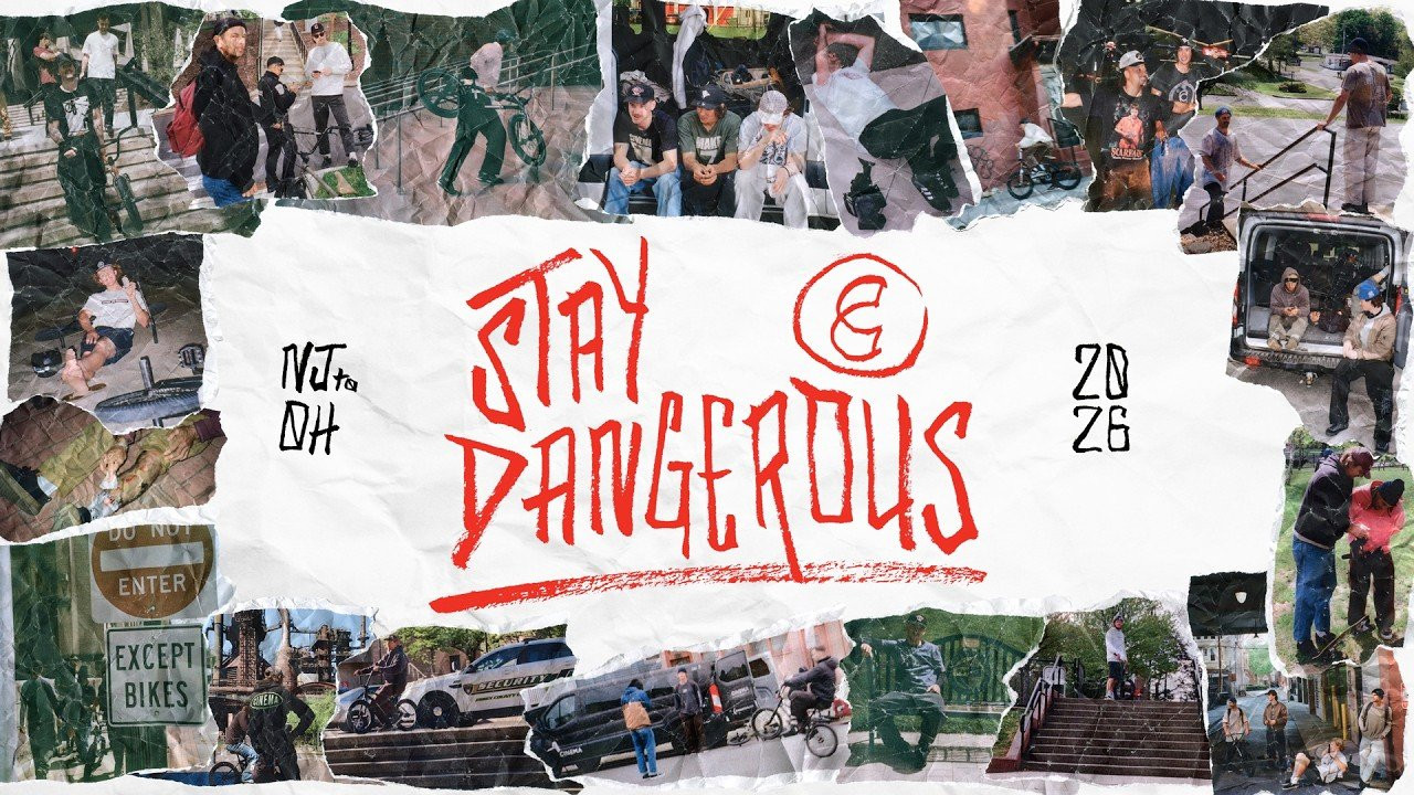 We're proud to present 'STAY DANGEROUS,' a brand new mixtape from some of the best BMX street riders on the planet, packed into a van for 10 days traversing rusty and crusty cities from New Jersey to Ohio. Featuring Garrett Reynolds, Chad Kerley, Nathan Williams, Dakota Roche, Corey Martinez, Julian Arteaga, Kole Voelker, Martin Siman, Jack Miller, and Max Jung absolutely laying waste to spots in Newark, NJ - Bethlehem, PA - Harrisburg, PA - Pittsburgh, PA - Akron, OH - Cleveland, OH. The vibes on this one were as good and high quality as the riding itself. What a crew. Enjoy! <br /><br />Filmed by Peter Adam & Calvin Kosovich<br />Edited by Peter Adam<br /><br />https://cinemabmx.com/<br />https://www.instagram.com/cinemabmx/