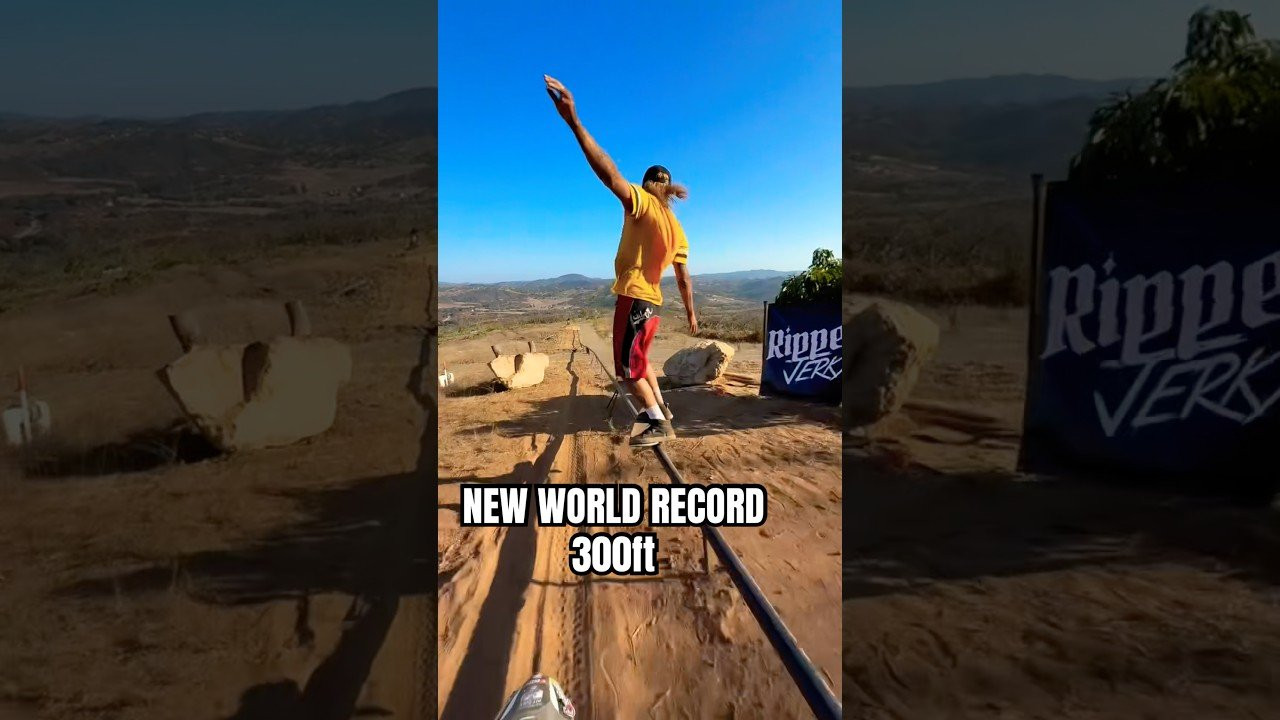300ft 50-50 grind 🤯<br /><br />FOLLOW EM! 👉 https://www.instagram.com/reel/Dbo9sHNsvXQ/?igsh=NTc4MTIwNjQ2YQ==
