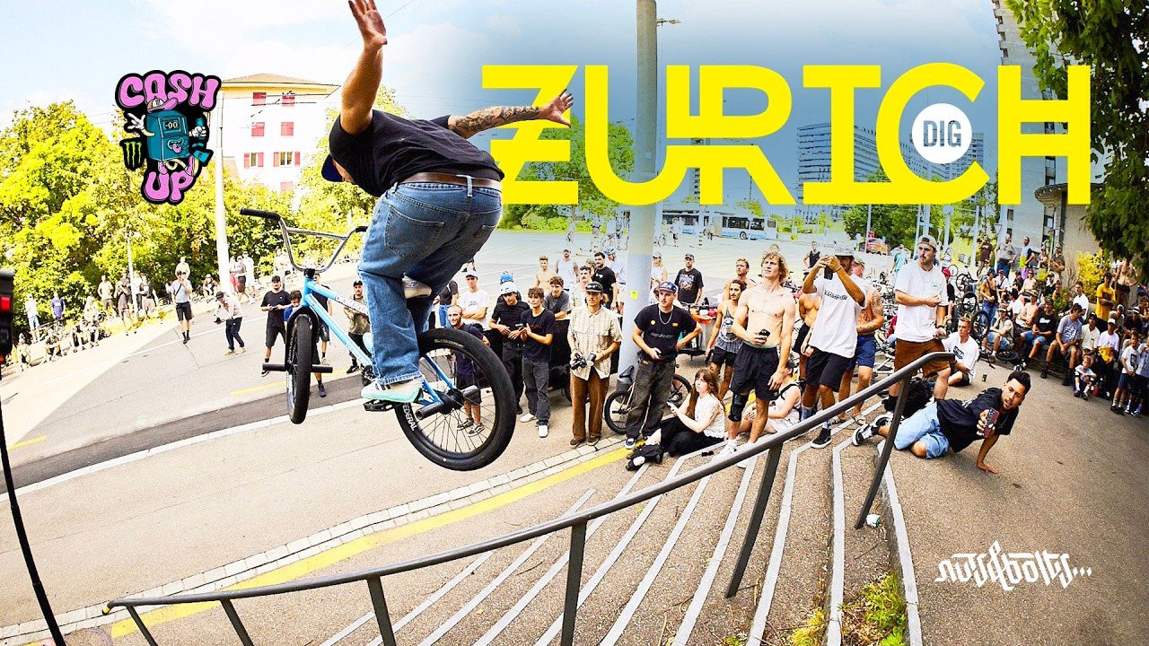 Kilian Roth, Gaspar Guendulain, Alex Donnachie and more<br /><br />NEW DIG APPAREL https://shop.digbmx.com/collections/APPAREL-AND-MORE<br />-----<br /><br />Zurich, Switzerland was next for the Cash Up treatment, hosted by the Nuts & Bolts crew. In between Swiss national day, super high temps, and police, a massive squad of riders from Europe, the USA, and South America all flocked to the banking haven for a day of mayhem. Despite a few spots getting cancelled on the day, there was so much incredible riding going down. Enjoy the show. <br /><br />Filmed and edited by Fred Murray<br /><br />https://monsterenergy.com<br /><br />-----<br />Visit our website for more BMX videos - http://digbmx.com <br /><br />SUPPORT PROJECT X https://shop.digbmx.com/collections/project-x <br />SUBSCRIBE to the DIG channel for more videos - http://bit.ly/DigBMX<br /><br /> ● Facebook - https://facebook.com/digbmx <br /> ● Instagram - https://instagram.com/digbmx <br /><br />#BMX #DIGBMX