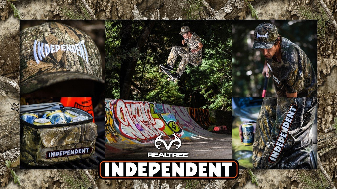 The crew put the new REALTREE® APX camo and Fall '26 apparel to work at a local DIY spot.<br /><br />Available NOW online and at your local skate shop.<br /><br />Filmed and Edited by Joey Ruiz - https://www.instagram.com/joey_digital/<br /><br />____________________________________________________________________<br /><br />Ride The Best and Subscribe to Independent Trucks!<br /><br />Shop: https://nhsskatedirect.com/pages/independent-trucks<br />YouTube: http://bitly.com/IndyYouTube​​<br />Facebook: https://www.facebook.com/IndependentTrucks<br />Instagram: https://instagram.com/independenttrucks​<br />Twitter: https://twitter.com/indy_trucks​