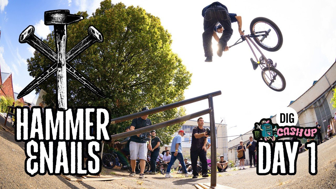 Cashing Up in Cologne<br /><br />NEW DIG APPAREL https://shop.digbmx.com/collections/APPAREL-AND-MORE<br />-----<br /><br />Felix Prangenberg's BMX/Hardcore festival, Hammer and Nails returns for its fourth year in Cologne, Germany and we're on hand to bring you all the best moments. Day 1 is done and it was a belter! Look out for more highlights tomorrow.<br /><br />Filmed by Archie Kenward and Peter Adam<br /><br />https://monsterenergy.com<br /><br />-----<br />Visit our website for more BMX videos - http://digbmx.com <br /><br />SUPPORT PROJECT X https://shop.digbmx.com/collections/project-x <br />SUBSCRIBE to the DIG channel for more videos - http://bit.ly/DigBMX<br /><br /> ● Facebook - https://facebook.com/digbmx <br /> ● Instagram - https://instagram.com/digbmx <br /><br />#BMX #DIGBMX