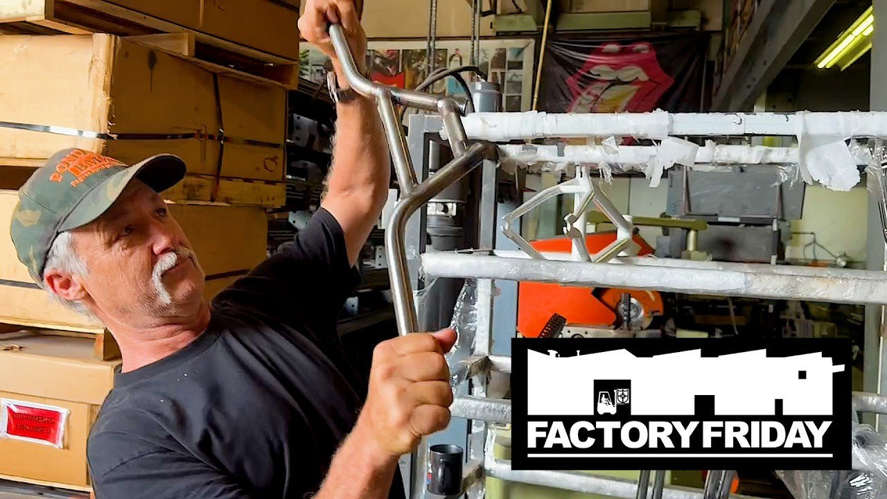 Stars & Stripes, Bars & Bikes... Freddy Chulo delivers some steel set to become your next pair of bars. Rita knows the drill and dials in some stems... Moeller and Gio take the recent re-drop of Fit Completes to talk through building yours up plus a lot more... it's Factory Friiiiiiiidaaaaaaay!<br /><br />Film/Edit: Stew Johnson