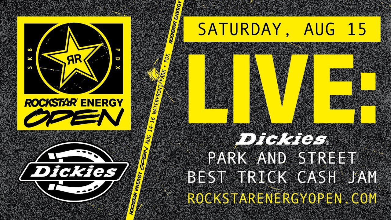 Closing out Day 2 of the 2026 Rockstar Energy Open is the Dickies Park and Street Best Trick Cash Jam! Skateboarders will have 45-minutes to put down their best tricks in an open jam session for their chance at walking away with cash in hand.<br /><br />Live from Waterfront Park, Portland, Oregon 📍 <br />Dickies Park Best Trick Cash Jam 5:30 pm - 6:15 pm<br />Dickies Street Best Trick Cash Jam 6:15 pm - 7:00 pm<br /><br />Subscribe to the Platfrm channel!<br />https://bit.ly/4aScSzM<br /><br />Follow us on:<br />TikTok: https://www.tiktok.com/@the_platfrm<br />Instagram: http://instagram.com/theplatfrm<br />Facebook: http://facebook.com/theplatfrm<br />Twitter: http://twitter.com/the_platfrm