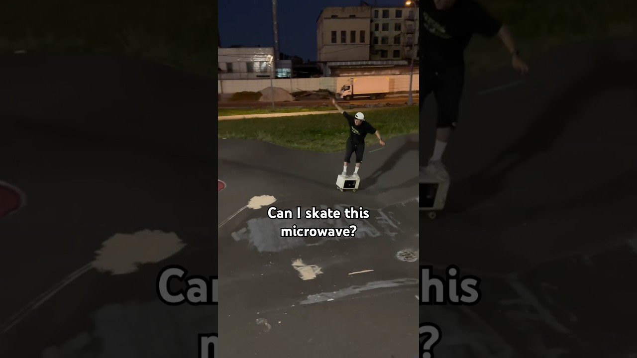 Can this microwave be skated? 🙅‍♂️