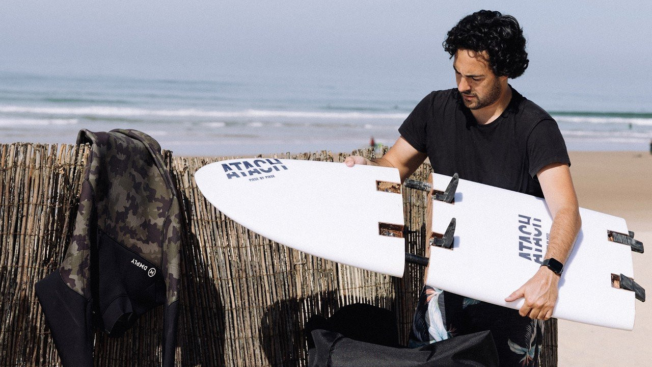 Portuguese startup ATACH has developed a modular surfboard that fits inside a standard checked suitcase, addressing one of the biggest challenges facing surfers: transporting boards safely, conveniently, and affordably.<br /><br />Launched on Kickstarter on July 7, 2026, the campaign reached its $10,000 funding goal in less than six hours and has already surpassed $25,000 in pre-orders, attracting backers from several countries and validating international interest in the product.<br /><br />Unlike conventional surfboards, ATACH's board breaks down into three interlocking sections that fit inside a standard travel suitcase. Assembly requires no tools, has no loose parts, and can be completed in just a few minutes.<br /><br />One of the biggest advantages of the ATACH platform is its modularity.<br /><br />Surfers can combine different noses, center sections, and tails, creating dozens of configurations for different types of waves and surfing styles.<br /><br />Instead of buying several complete boards, they can simply purchase additional modules, potentially saving significant amounts of money while also reducing storage requirements and making transportation easier.<br /><br />The company believes this approach could transform surfboard mobility, particularly for travelers, urban surfers, and people with limited storage space.<br /><br />The idea emerged after founder Simão da Câmara Manuel repeatedly experienced problems with damaged surfboards while traveling to destinations including Bali, Australia, Brazil, and the Maldives.<br /><br />While studying Materials Engineering at NOVA School of Science and Technology (FCT NOVA), he realized that existing modular solutions addressed only part of the problem, as they still required oversized bags, assembly tools, and multiple loose parts.<br /><br />He then began developing his own solution using 3D-printed prototypes, continuing development while working as an engineer in the Netherlands.<br /><br />The project was initially self-funded by the founder before receiving outside investment.<br /><br />In 2025, ATACH raised $100,000 through a SAFE investment from a U.S. investor at a $2 million valuation.<br /><br />The investment enabled the company to accelerate product development, move forward with international patent applications, and produce its first manufacturing batch.<br /><br />Before launching on Kickstarter, the startup produced its first boards and made them available to surfers and content creators for testing and product validation.<br /><br />Campaign backers can choose from several rewards, including modular boards, interchangeable components, and accessories, all available at special launch prices ahead of the product's market release.<br /><br />The company is already in talks with distributors, including potential partners in Japan, where heavy reliance on public transportation makes carrying traditional surfboards particularly difficult.<br /><br />At the same time, it is seeking commercial partnerships with companies such as Decathlon, Indie Campers, Roadsurfer, Sport Zone, and Despomar.<br /><br />In addition to its flagship board, ATACH is also developing a modular foam board for surf schools using the same modular platform.<br /><br />According to industry estimates, surfing is practiced by more than 60 million people in more than 170 countries.<br /><br />The sport continues to grow, driven by the opening of new wave pools and its inclusion in the Olympic Games.<br /><br />The global surfboard market is valued at more than $10 billion per year.<br /><br />ATACH is currently seeking additional investment to increase production capacity, accelerate international expansion, and develop new modular products.<br /><br />Footage: Atach