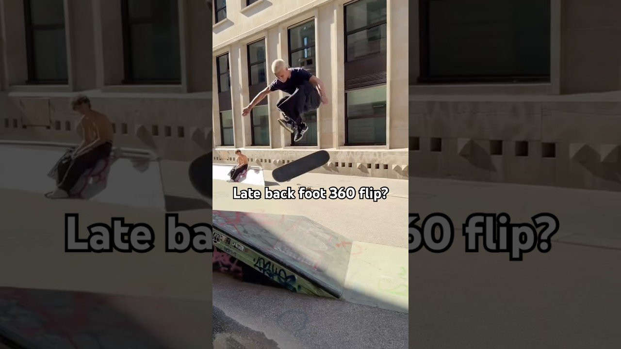 Late back foot 360 flip. PERFECT. 🤯🧲<br /><br />Follow em! https://www.instagram.com/aloxzi?igsh=NTc4MTIwNjQ2YQ==