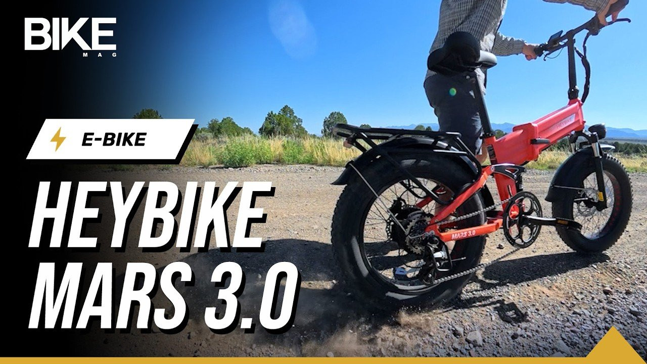 In this hands-on Heybike Mars 3.0 review, we test the real-world range, 750W motor power, hill-climbing capability, and off-road handling of this unique budget folding e-bike. Featuring full suspension, 4-inch fat tires, and an integrated torque sensor, we break down whether this compact ride is worth buying or if you should stick to a more traditional model. Here is everything you need to know about its build quality, setup process, and ride performance before you buy.<br /><br />Get it here: https://heybikeinc.pxf.io/c/3422340/2189687/28155?subId1=BIKE-video-heybikemarsreview-dgaughan-0826&u=https%3A%2F%2Fwww.heybike.com%2Fproducts%2Fmars-3-0%3Futm_source%3DadGG%26utm_medium%3DpurSearch%26utm_campaign%3DSearch-BrandProduct%28Mars2.0%2FALPHA%29-250311%26gad_source%3D1%26gad_campaignid%3D22332050617%26gbraid%3D0AAAAA98AcdB2HhxFEaPGb9fyXwYA6HzQW%26gclid%3DCjwKCAjws_DTBhB_EiwAXZknGeqWAIp__qFrB9TQWrb3WVbHfrDKi2CdjwOD2rFnilImWJfLylexuRoCvfUQAvD_BwE<br /><br />Read the full review: https://www.bikemag.com/e-bikes/heybike-mars-3-0-review<br /><br />OTHER BIKES MENTIONED<br />Lectric XP4: https://lectricebikes.sjv.io/c/3422340/1419701/16906?subId1=BIKE-video-lectricxp4review-dgaughan-0726&u=https%3A%2F%2Flectricebikes.com%2Fcollections%2Fxp4-ebikes<br />Aventon Level 4: https://www.avantlink.com/click.php?tt=cl&mi=19453&pw=230137&ctc=BIKE-video-aventonlevel4review-dgaughan-0726&url=https%3A%2F%2Fwww.aventon.com%2Fproducts%2Flevel-4-rec-ebike%3Fvariant%3D45028426907843<br /><br />DISCLOSURE<br />Review unit provided for testing. Clicking the affiliate links above helps support the channel at no extra cost to you.