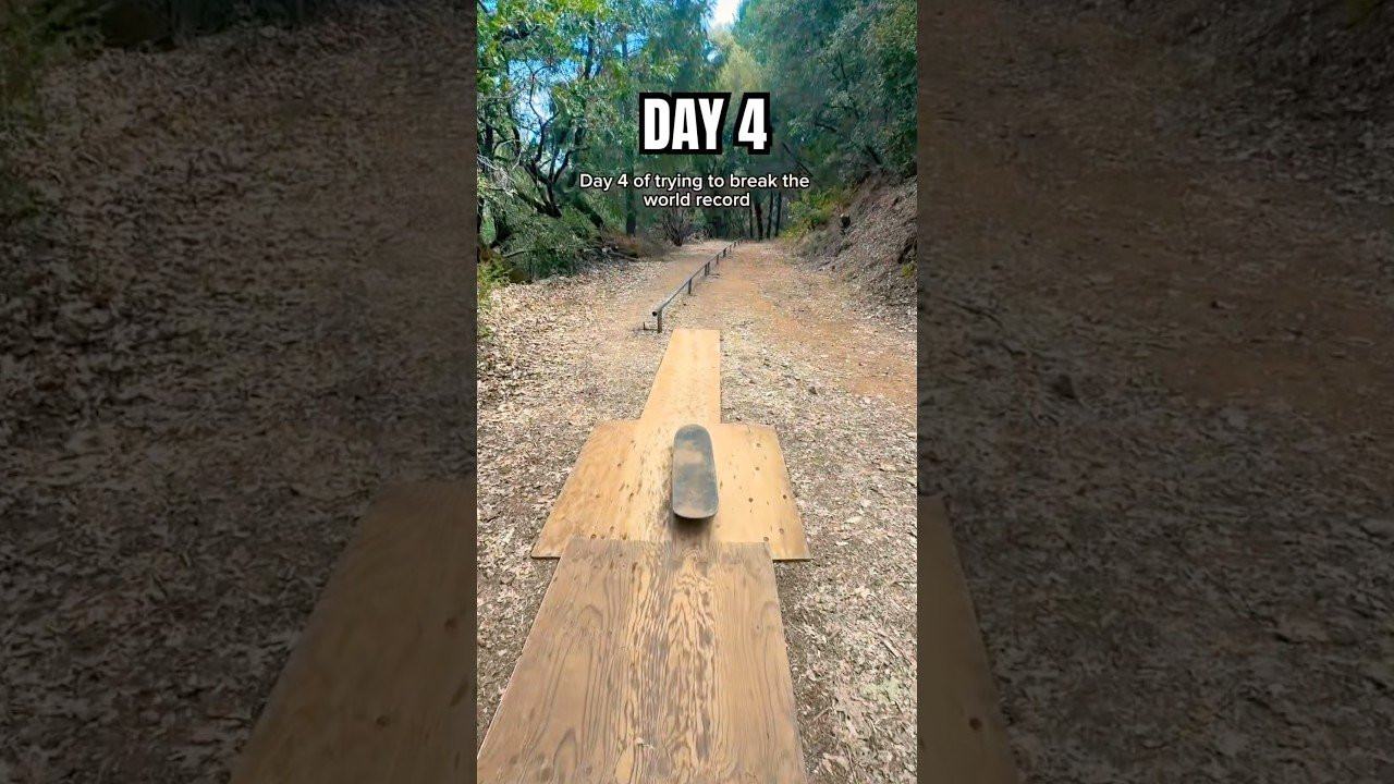Trying to beat the world record longest grind: day 4 🤷🏻‍♂️<br /><br />Follow em! https://www.instagram.com/garrettginner?igsh=NTc4MTIwNjQ2YQ==&igsi=NTc4MTIwNjQ2YQ==