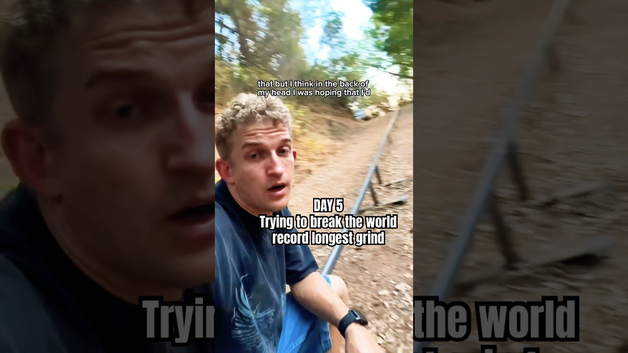 Trying to beat the world record longest grind: day 5 <br /><br />Follow em! https://www.instagram.com/garrettginner?igsh=NTc4MTIwNjQ2YQ==&igsi=NTc4MTIwNjQ2YQ==