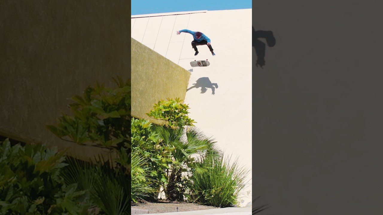 @ChristopherHiett. flips into a stucco mountain as seen in his "RISE" Raw Clips now playing on our channel.