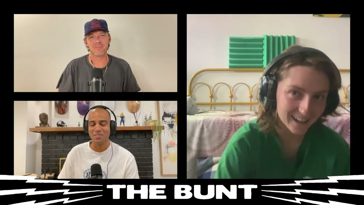 Welcome back to Studio E for an interview with Poe Pinson<br /><br />00:00 Intro<br />08:24 Poe Pinson Interview<br />55:48 Rapid Fire w/ The Ghost<br />01:09:41 The Post Office<br />01:36:01 The Rundown: The Skateboard World's Source For Sports<br /><br /><br /><br />http://www.thebuntlive.com<br /><br />Join the Bunt Gang: @thebuntlive <br /><br />Shoutout of The Week brought to you by The Den. <br />Check out the app here: <br />http://www.entertheden.com/sootw<br /><br />Visit our sponsors:<br />http://www.chpobrand.com<br />http://www.dlxsf.com<br />http://www.vans.com<br />https://www.redbull.com/<br />https://www.nflshop.ca