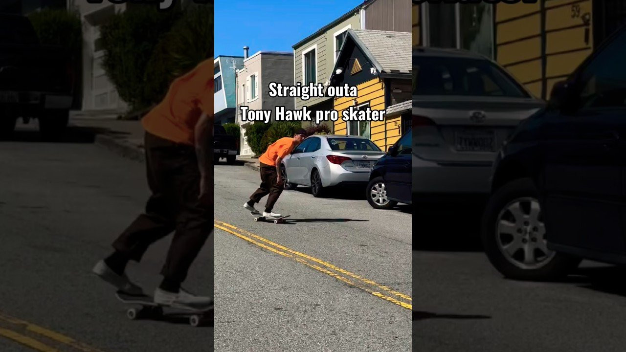 This is real street skateboarding 😱<br /><br />Follow em <br /><br />https://www.instagram.com/tosibol?igsi=MWlha3I5ZGpybGY0Ng==