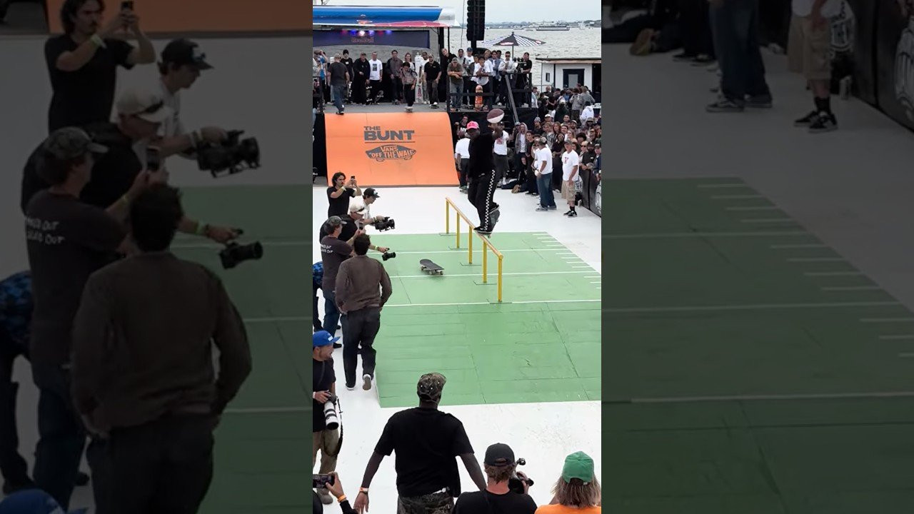 Zion Wright and Jamie Foy back to back at The Bunt Jam 2026 @thebuntlive @vans @redbull