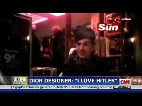 CNN's Hala Gorani reports on a racist controversy surrounding prominent Dior designer John Galliano.