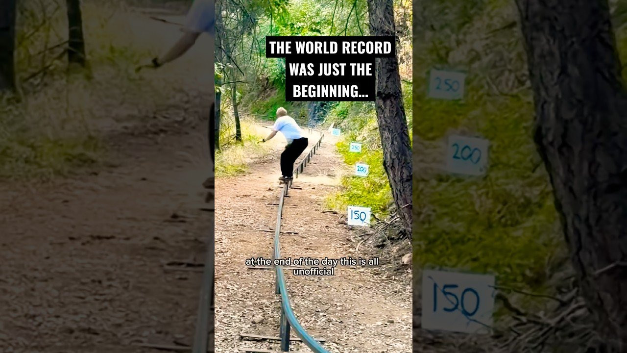 Just a week after he beat the world record.. 🤯<br /><br />Follow em 👉 https://www.instagram.com/garrettginner?igsi=MTJodnByNDd0ZzkybA==