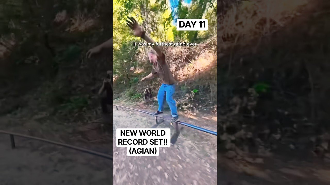 HE BEAT HIS PREVIOUS WORLD RECORD! 😱🛹<br /><br />Follow em 👉 https://www.instagram.com/garrettginner?stkn=MTJodnByNDd0ZzkybA==<br /><br />#shorts #skateboarding #shortvideo