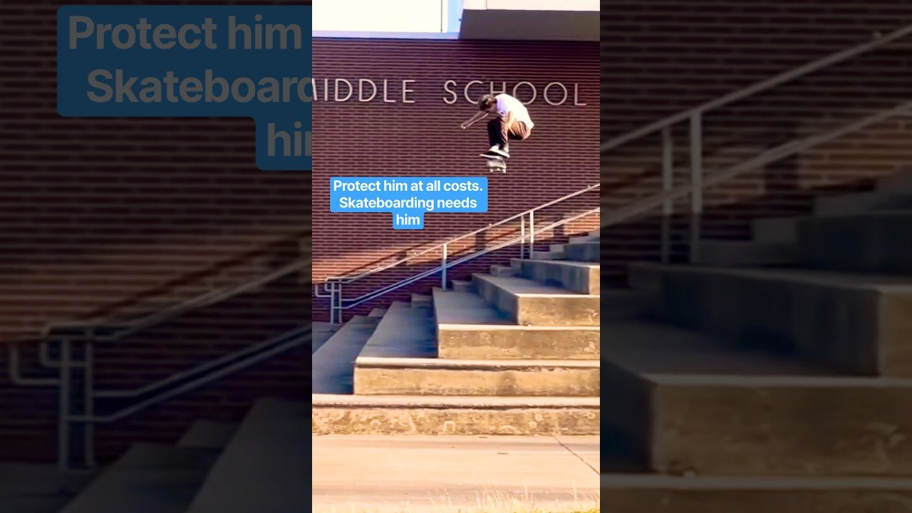 Could it have been any more perfect? 😱<br /><br />Follow em 👉 https://www.instagram.com/dylanjaeb?stkn=b3VhZHU0MHM2empj<br /><br />#shorts #skateboarding
