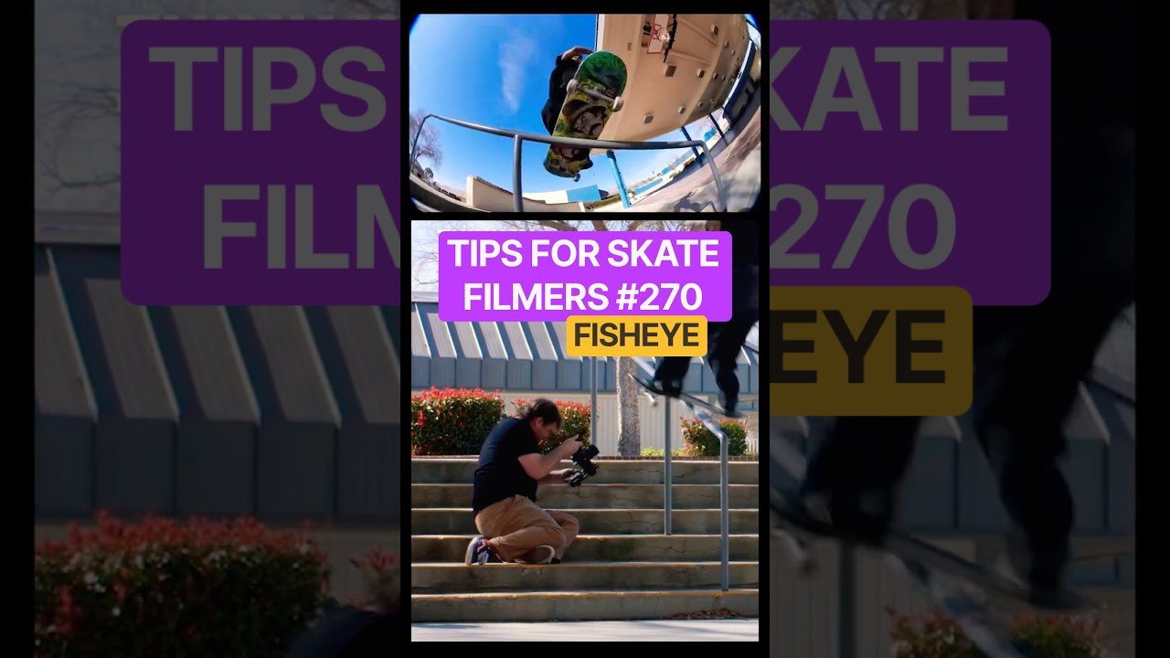 TIPS FOR FILMING FISHEYE! 🛹🐟👀<br /><br />Follow em! 👉 https://www.instagram.com/steaktage?stkn=YXZhMGx0eHhwNjRj<br /><br />#shorts #shortvideo #skateboarding