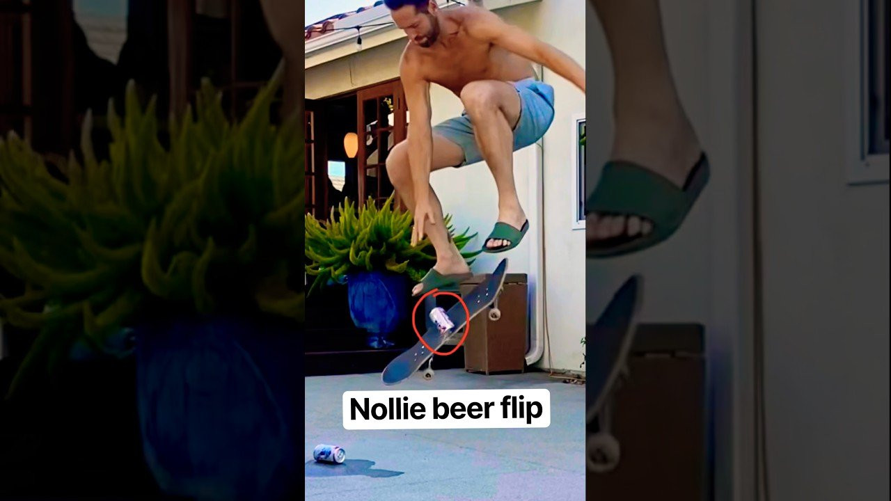 Nollie beer flip?! 🛹👏🏆 <br /><br />Follow em 👉 https://www.instagram.com/shaunhover?stkn=emM3d3JpMnR2YWlp<br /><br />#shorts #shortvideo #skateboarding