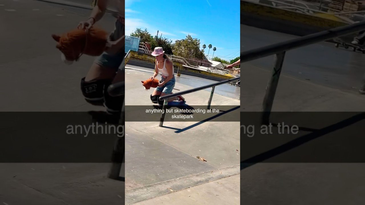 Nobody at the park except her 🐴🛹<br /><br />Follow her 👉 https://www.instagram.com/jordansteinbergg?stkn=MTcxcmR6anhjeHBpeQ==<br /><br />#shorts #shortvideo #skateboarding
