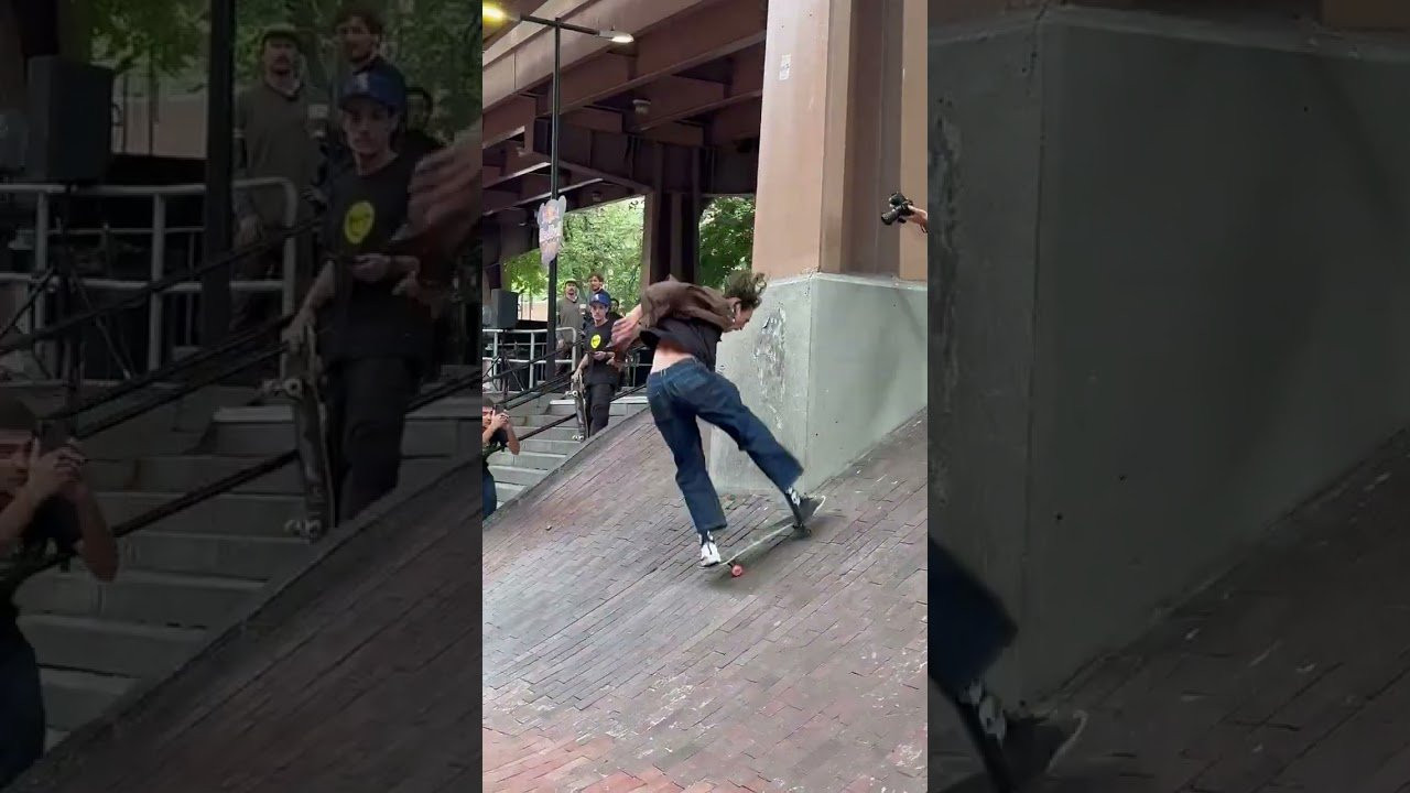 Evan Wallride nose pick to Fakie this week at the 'Origins' contest held at the Brooklyn banks.<br /><br />Filmed by Steve Rodriguez<br /><br />#ipathskate #ipathskateboarding #ipathfootwear #brooklynbanks #evansmith #nosepick