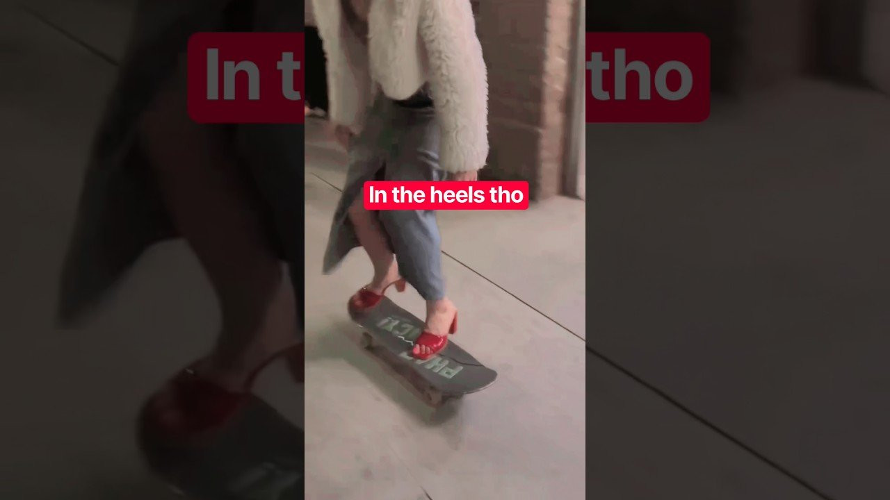 Pretty sure in the 90s no skater girls were pullin up like this 🤷🏻‍♂️<br /><br />Follow her 👉 https://www.instagram.com/mamaskate?stkn=d3JseDNzdThkN2tw<br /><br />#shorts #shortvideo #skateboarding