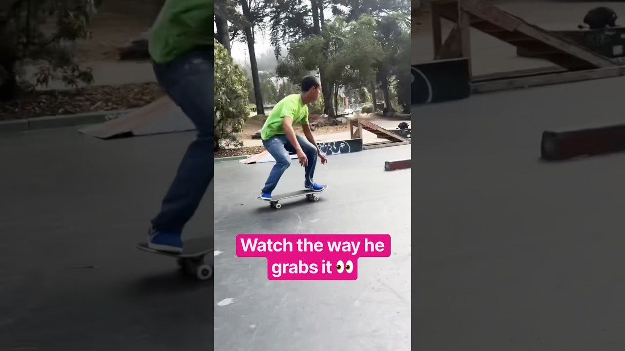 Never seen a man grab a board in such a way 🧐<br /><br />Follow em 👉 https://www.instagram.com/orangeoctigon?stkn=NTc4MTIwNjQ2YQ==<br /><br />#shorts #shortvideo #skateboarding
