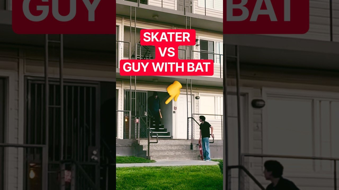 DUDE CAME OUT W A BAT!! 😱🛹<br /><br />Follow em 👉 https://www.instagram.com/ramonster_35?stkn=NTc4MTIwNjQ2YQ==<br /><br />#shorts #shortvideo #skateboarding