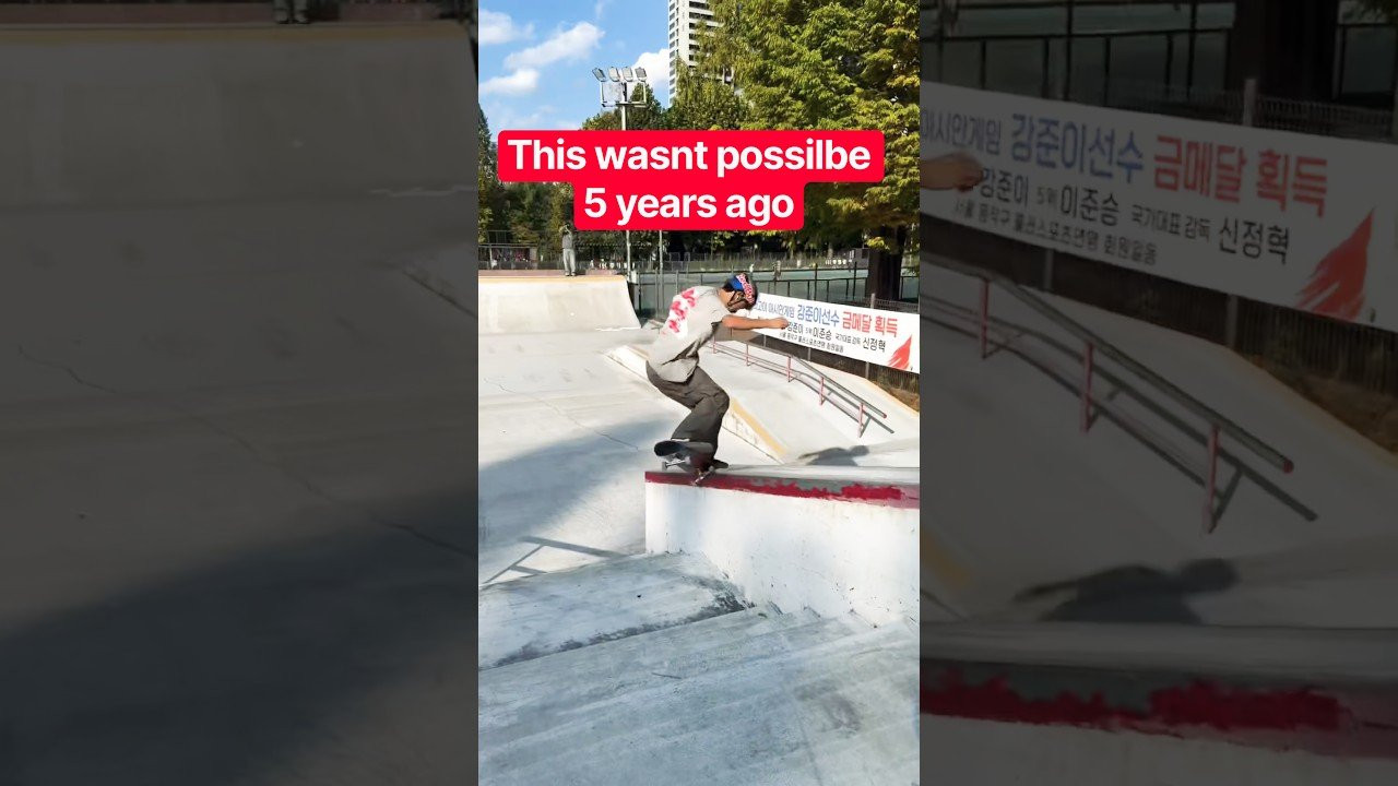 The way he did it too.. 😮‍💨<br /><br />Follow em 👉 https://www.instagram.com/kangjun_09?stkn=NTc4MTIwNjQ2YQ==<br /><br />#shorts #shortvideo #skateboarding
