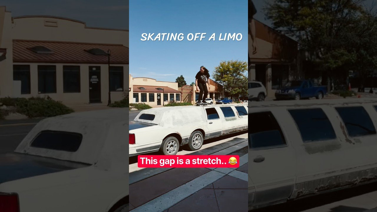 Skating off a limo 🫪💸<br /><br />follow em 👉 https://www.instagram.com/brototype__?stkn=NTc4MTIwNjQ2YQ==<br /><br />#shorts #shortvideo #skateboarding