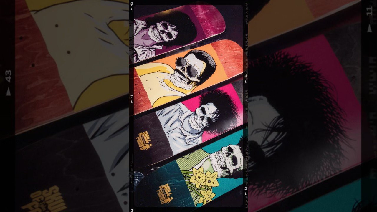 Sean Cliver is back with the third installment of his Skull of Fame series. Four new skulls, each channeling the spirit of your favorite rock icon, drawn up in Cliver’s unmistakable style.<br /><br />Available now at skateshops everywhere and Crailtap.com, shipping worldwide.<br /><br />#GirlSkateboards