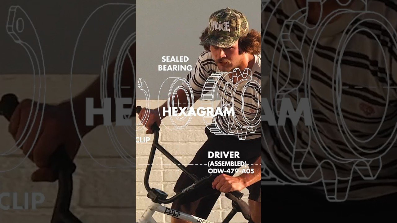 HEXAGRAM cassette hub. Black and Silver available now.<br /><br />The Hexagram is an all-new, lightweight freestyle cassette hub featuring faster, alternating 6-pawl engagement that is RHD/LHD switchable and comes with plastic drive and non-drive side guards.<br /><br />More info on odysseybmx.com<br /><br /><br />Featuring - Mikey Andrew<br />Video - Zach Krejmas<br /><br />---<br />https://odysseybmx.com<br />---<br />https://facebook.com/odsybmx<br />https://instagram.com/odysseybmx<br />https://youtube.com/odsyvision