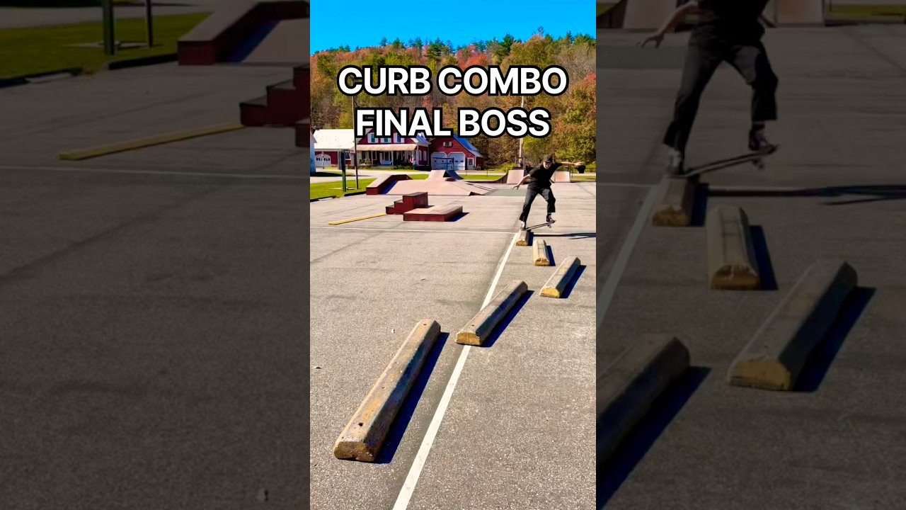 INSANE CURB COMBO 😱🛹🎮<br /><br />Follow em 👉 https://www.instagram.com/collinaburke?cplk=NTc4MTIwNjQ2YQ==<br /><br />#shorts #shortvideo #skateboarding