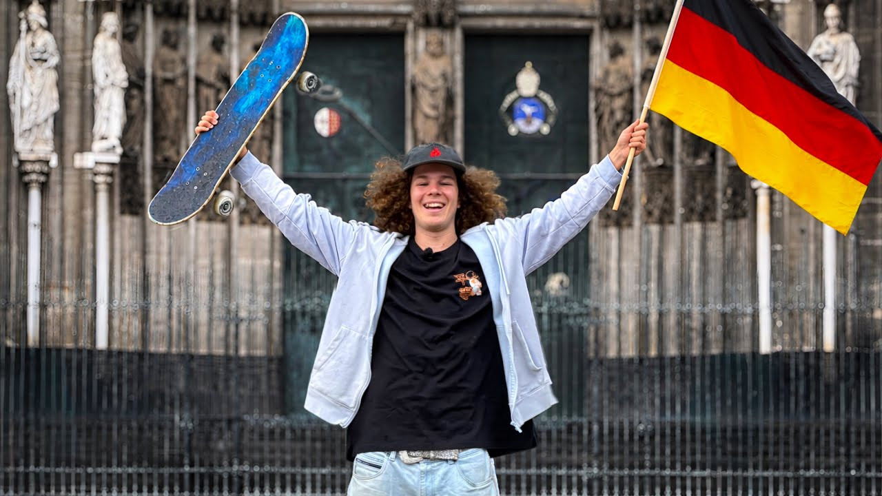This is Daniel Cramer, a local hero in Germany. <br />We explore his city of Cologne and went to the German National contest. After that weekend , i realise one thing. He is a freaking legend<br /><br />His YouTube : @DenielCramer <br />Follow him on IG : https://instagram.com/denielcramer?dlrf=Y25xd3pwd2RyY294<br /><br />If you want to help and contribute to the skater around the world, we have TheSkateNomad Foundation where i go personally around the world giving skate equipement 👌❤️ <br />https://fundrazr.com/62as08?<br /><br />Get Your e-sim to stay connected everywhere in your travel with Hola Fly 🛜<br />Use this code for a discount: https://holafly.sjv.io/nX5Wq6 and use the SKATENOMAD<br /><br />For exclusive content you can become a Patreon Member to help me making these videos ❤️🙏<br />PATREON: https://www.patreon.com/Theskatenomad?utm_campaign=creatorshare_creator <br /><br />✅Follow me on IG to see behind the scene <br />Theskatenomad_ <br />https://www.instagram.com/theskatenomad_?igsh=OWg5cWhzMjNlaXNt&utm_source=qr<br /><br />Need some new skate stuff!? Use my code "nomadsk8" on https://www.skatepro.com for 10% OFF, it help making those videos and giving skateboards away in the most remote places<br /><br />🌎Want to support my mission? 🛹<br />Direct Donation via Paypal : https://www.paypal.me/TheSkateNomad6<br />Or My Merch 👕<br />https://theskatenomad.com ❤️ <br /><br />✈️🛹 SKATE AND TRAVEL ON MY TRAVEL ASSURANCE ( Safetywing ) LINK HERE 👇<br />https://safetywing.com/nomad-insurance/?referenceID=theskatenomad&utm_source=theskatenomad&utm_medium=Ambassador <br /><br />✅SUBSCRIBE FOR MORE VIDEO AROUND THE WORLD PEACE MY FRIEND ✅<br /><br />I’m on the quest to travel every country on the planet documenting skateboarding in the most remote place. If you want to see more, you know what to do ❤️