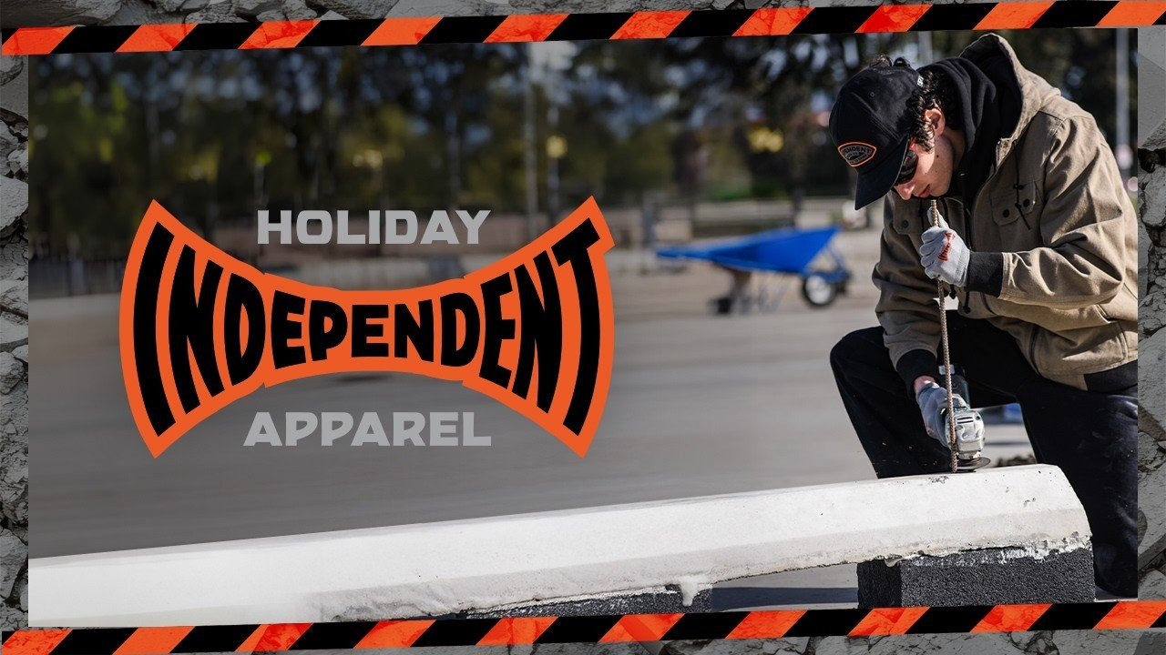 New Holiday '26 apparel from Independent Trucks - OUT NOW!<br /><br />Filmed and Edited by Joey Ruiz - https://instagram.com/joey_digital<br />____________________________________________________________________<br /><br />Ride The Best and Subscribe to Independent Trucks!<br /><br />Shop: https://nhsskatedirect.com/pages/independent-trucks<br />YouTube: http://bitly.com/IndyYouTube​​<br />Facebook: https://www.facebook.com/IndependentTrucks<br />Instagram: https://instagram.com/independenttrucks​<br />Twitter: https://twitter.com/indy_trucks​