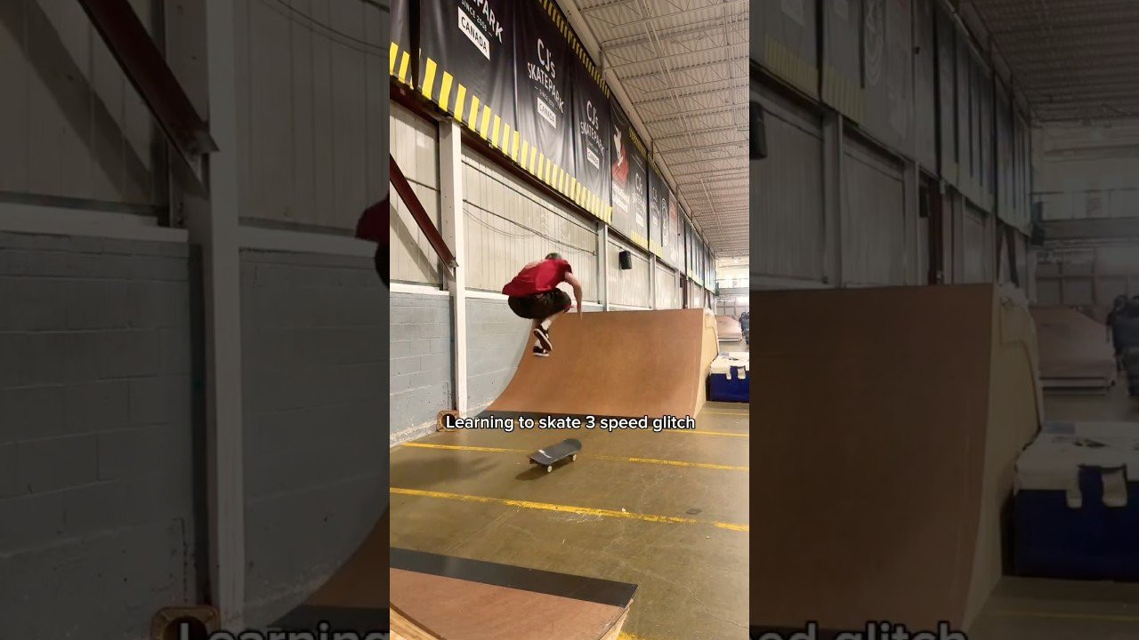 Learning the skate speed glitch in real life 🎮😂<br /><br />Follow for more 👉 https://www.instagram.com/richiebullbrook?mdxt=NTc4MTIwNjQ2YQ==<br /><br />#shorts #shortvideo #skateboarding