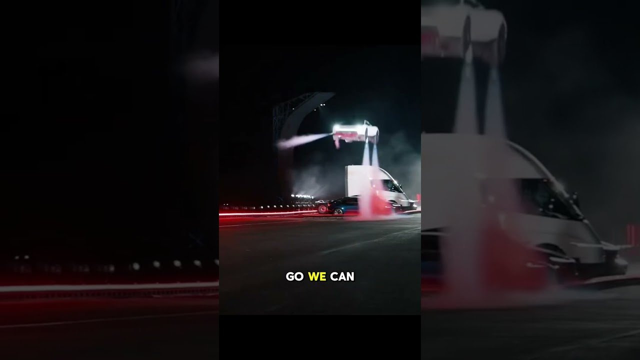The Tesla flying car does a kickflip