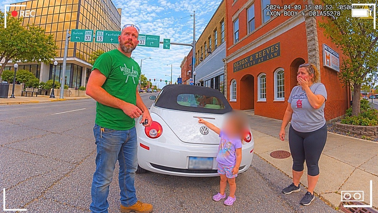 #news #police #arrest<br /><br />A 37-year-old Illinois father was sentenced to 45 years in prison after investigators uncovered disturbing evidence involving his own 4-year-old daughter. But when detectives initially arrived to seize his phone, his actions immediately raised concerns. The investigation began on March 27th, when Jefferson County Sheriff's deputies responded to a home in Woodlawn, Illinois, following a report involving the young girl. After conducting several interviews, investigators obtained search warrants for the father's home in Mt. Vernon and his electronic devices. On April 9th, detectives arrived to execute the warrants. According to the case details, the father attempted to use his phone before officers could secure it. Investigators eventually collected the devices and examined their contents, uncovering evidence of serious offenses involving his daughter. After reviewing the findings, detectives forwarded the case to the Jefferson County State's Attorney's Office. An arrest warrant was issued on June 5th, and the following day, deputies located the 37-year-old at his workplace and took him into custody. The case ultimately resulted in a 45-year prison sentence. What began with a report concerning a 4-year-old girl led investigators through multiple interviews, search warrants and digital evidence, ultimately uncovering a case involving her own father. This is body-cam footage of the events.<br /><br /><br />Disclaimer:<br />The videos on Police Watch are intended solely for informative and educational purposes. They are not meant to encourage or promote any illegal activities or unsafe behavior. Body-worn camera footage has been edited for length and in accordance with YouTube community guidelines while maintaining a journalistic focus. The content is designed to provide insight into law enforcement procedures, police interactions, and public safety awareness. Always respect the law and follow local regulations.