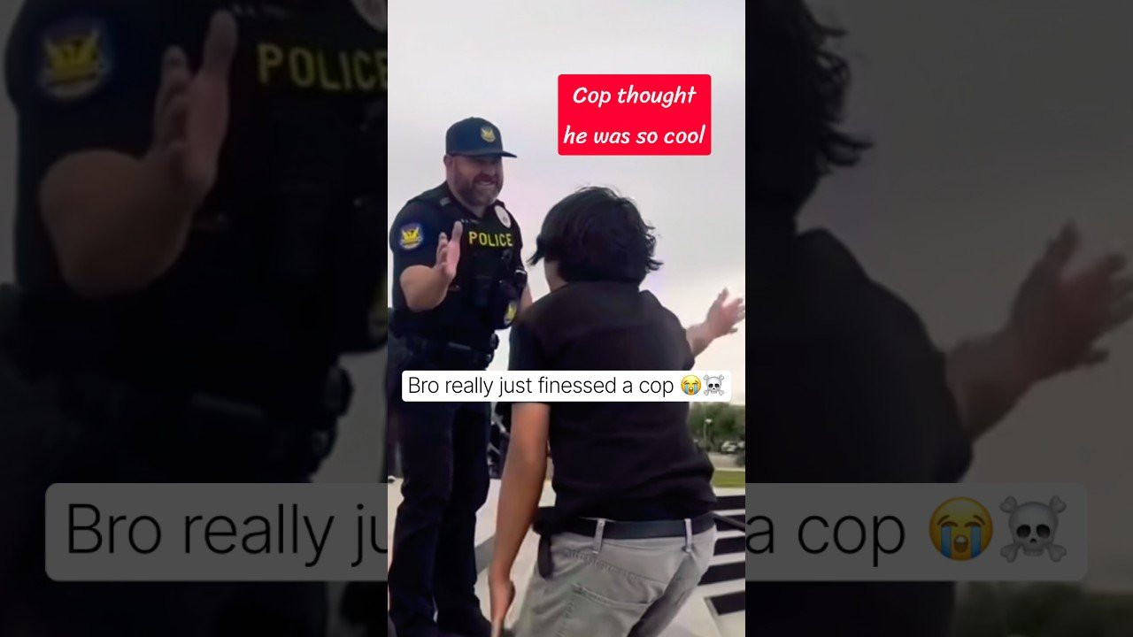 The cop really didnt see it coming 🤣<br /><br />Follow him 👉 https://www.instagram.com/pecoslocos?xtok=NTc4MTIwNjQ2YQ==<br /><br />#shorts #shortvideo #skateboarding