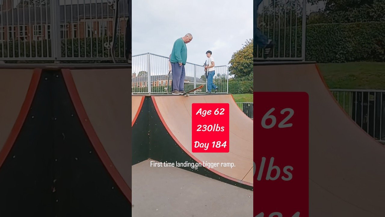 NEVER TOO LATE TO LEARN A PASSION! 🏆💪<br /><br />Follow em 👉 https://www.instagram.com/nathanerw12?dlrf=NTc4MTIwNjQ2YQ==<br /><br />#shorts #shortvideo #skateboarding