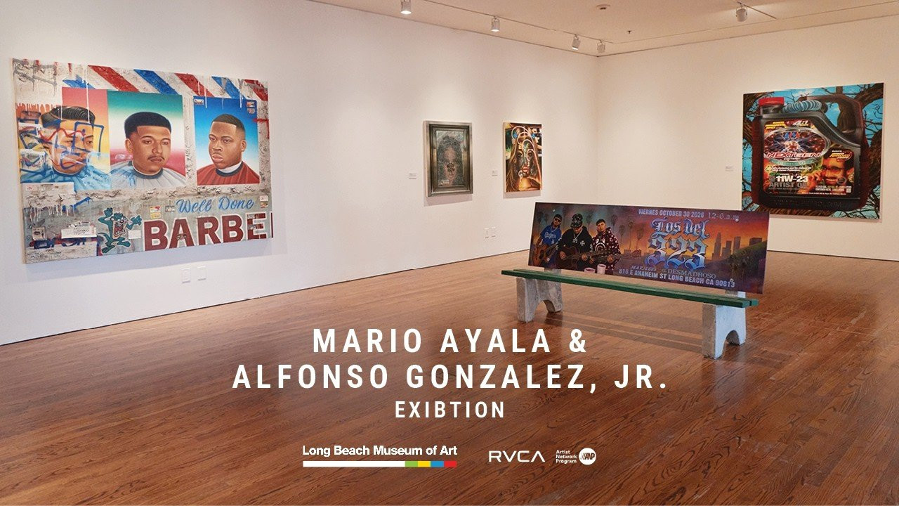 Opening night celebrating Mario Ayala and Alfonso Gonzalez, Jr. at the Long Beach Museum of Art, featuring a focused selection of works spanning 2020–2026.<br /><br />Show runs through February 28, 2027.