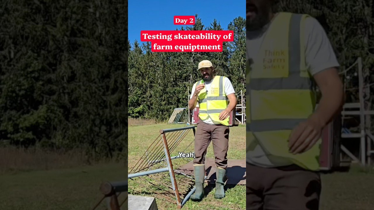 Day 2 of seeing what farm stuff is skateable 🤷🏻‍♂️💪<br /><br />Follow him 👉 https://www.instagram.com/timberlinefarms?cplk=NTc4MTIwNjQ2YQ==<br /><br />#shorts #shortvideo #skateboarding