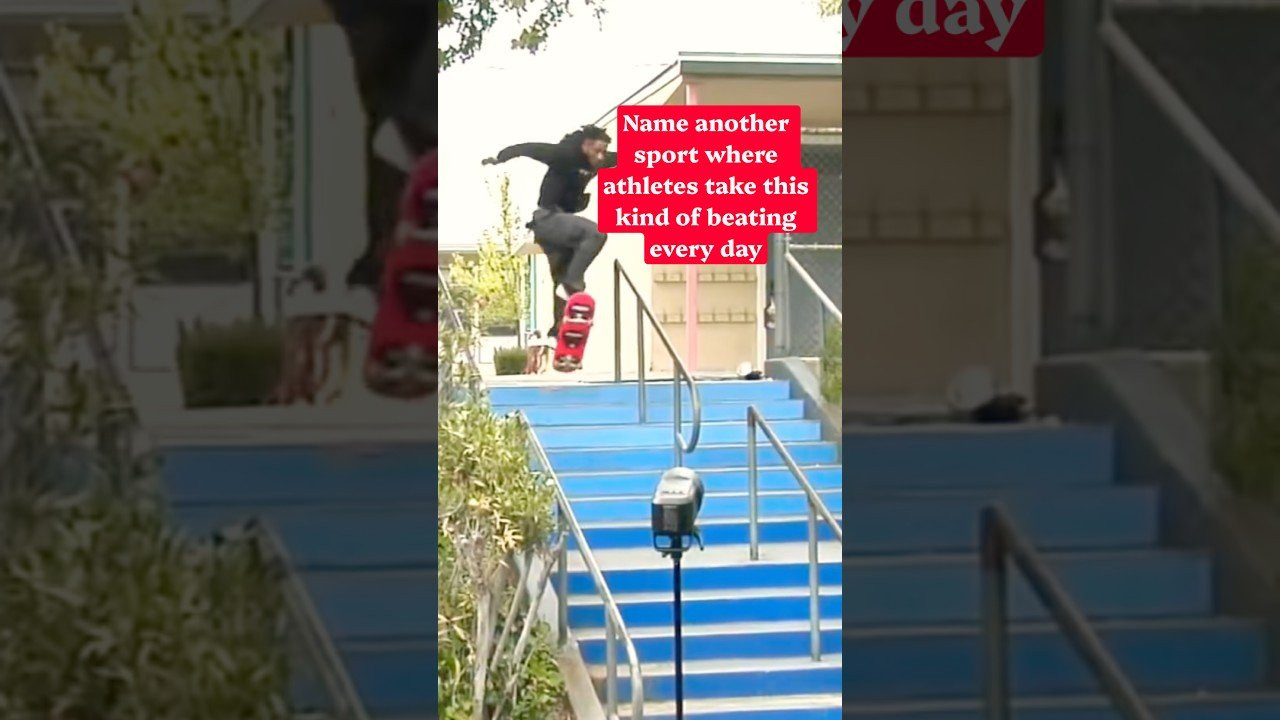 This is absolute insanity 🫪<br /><br />Follow him 👉 https://www.instagram.com/kwesi_holloway?rpxt=NTc4MTIwNjQ2YQ==<br /><br />#shorts #shortvideo #skateboarding