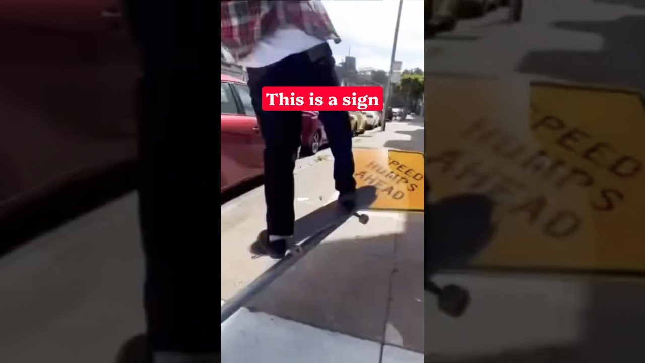This is a sign to skate 🪧🛹<br /><br />Follow him 👉 https://www.instagram.com/mi_dood?dlrf=NTc4MTIwNjQ2YQ==<br /><br />#shorts #shortvideo #skateboarding