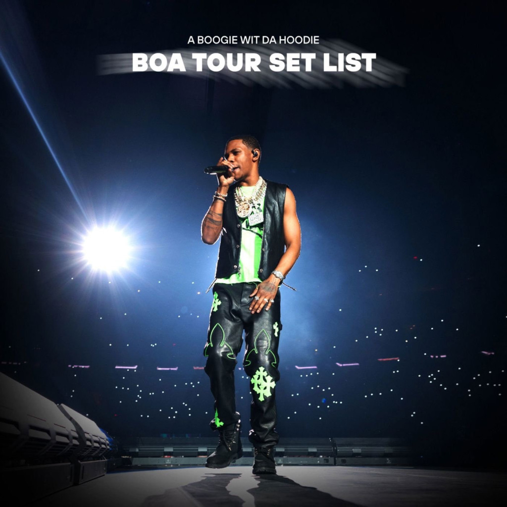  A Boogie wit da Hoodie, Durk Banks, Gianni van den Brom, Jahseh Onfroy & Rakim Hasheem Allen A Boogie Wit da Hoodie Lil Durk PnB Rock Hip Hop/Rap Hip-Hop/Rap Music A Boogie Wit Da Hoodie: Better Off Alone Tour Set List
